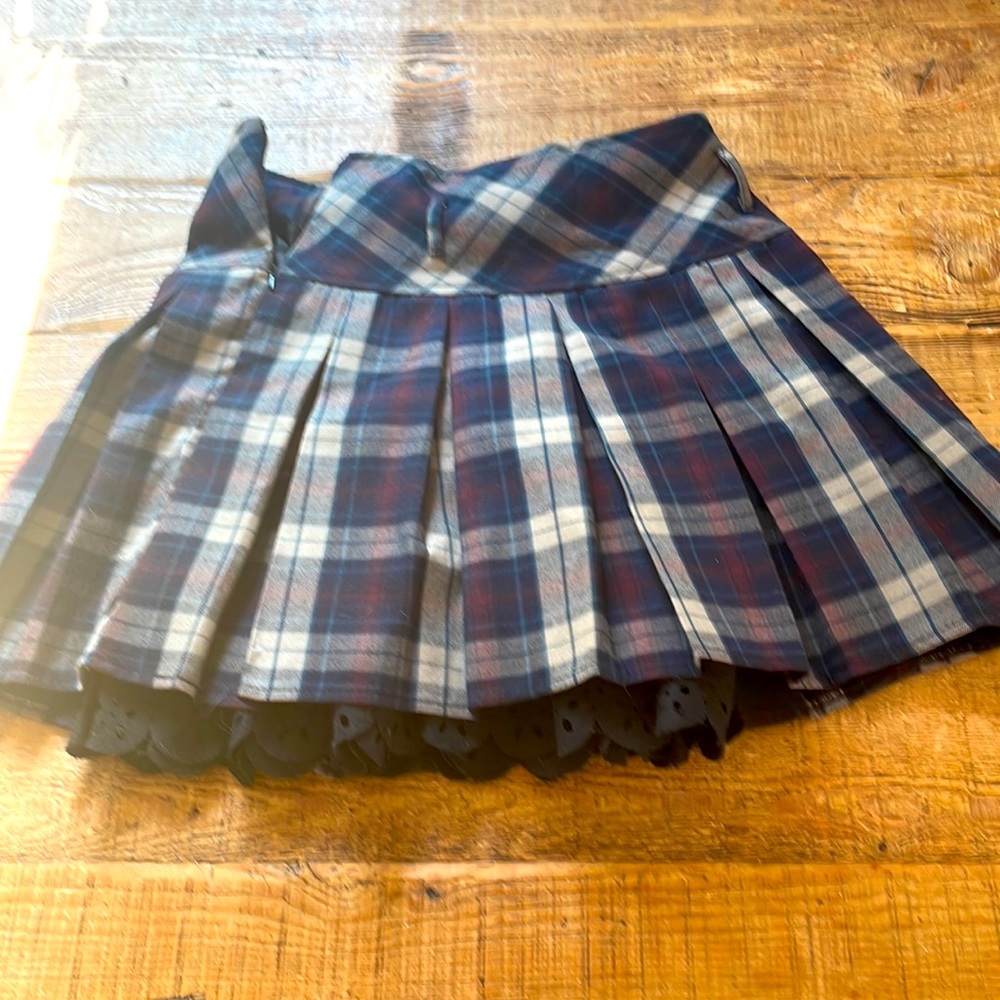 Gothic plaid skirt - Picture 2 of 3
